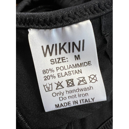 WIKINI bikini sfoderato nero LAVINIA 24GE90 MADE IN ITALY