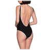 WIKINI black one-piece swimsuit with white profiles VIOLANTE 24RF82 MADE IN ITALY