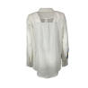 ORDI.TO light ivory shirt with CLOE embroidery 100% cotton MADE IN INDIA