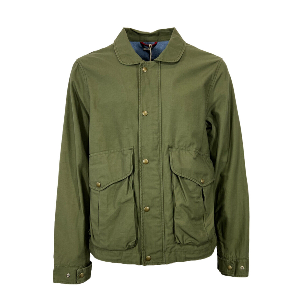 MANIFATTURA CECCARELLI green cotton jacket 6028 DE MADE IN ITALY