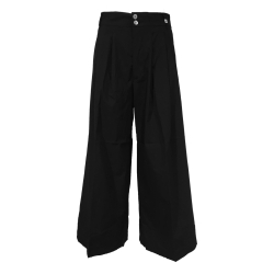 MYTHS pantalone nero largo leggero 21D03 67 MADE IN ITALY