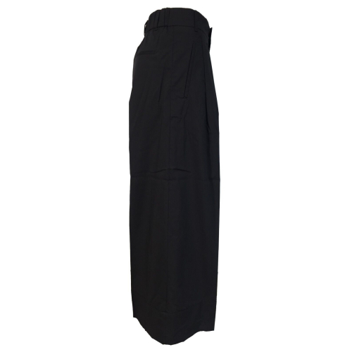 MYTHS pantalone nero largo leggero 21D03 67 MADE IN ITALY