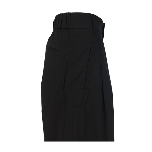 MYTHS pantalone nero largo leggero 21D03 67 MADE IN ITALY