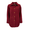 4.10 by BottegaChilometriZero camicia over velluto coste rosso scuro DD23210 MADE IN ITALY