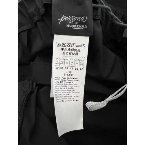 PERSONA by Marina Rinaldi pantalone donna cotone leggero 2413131012600 ARTELLO