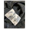 ETICI beige embroidered chambray women's top E1/5734 100% cotton MADE IN ITALY