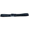 POST & CO cinta uomo nera laserata TC628 100% pelle MADE IN ITALY