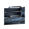 POST & CO cinta uomo nera laserata TC628 100% pelle MADE IN ITALY