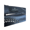 POST & CO cinta uomo nera laserata TC628 100% pelle MADE IN ITALY