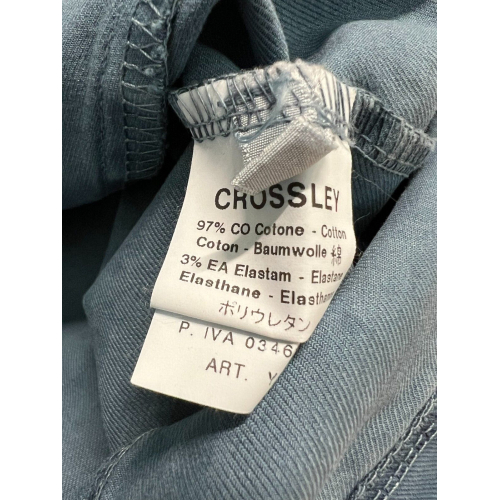 CROSSLEY giacca uomo sfoderata avio lavato YAMER cotone MADE IN ITALY