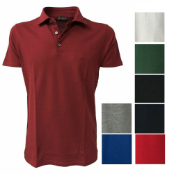 FERRANTE polo uomo 31601 in cotone ed elastan MADE IN ITALY