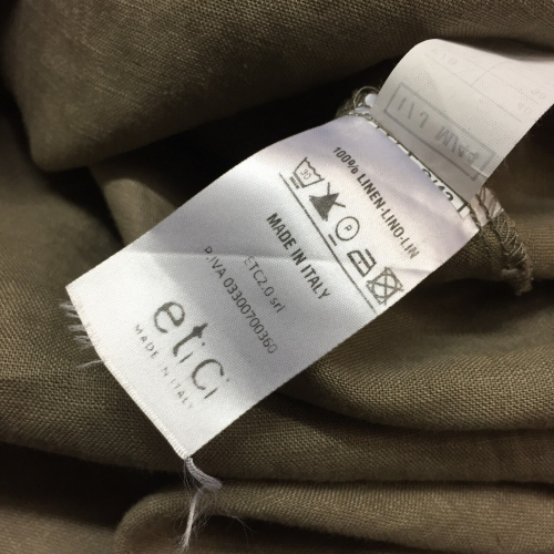 ETiCi women's dress art A2/3673 100% linen MADE IN ITALY