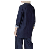 NEIRAMI women's unlined dark light denim jacket over C702ND BL513 MADE IN ITALY