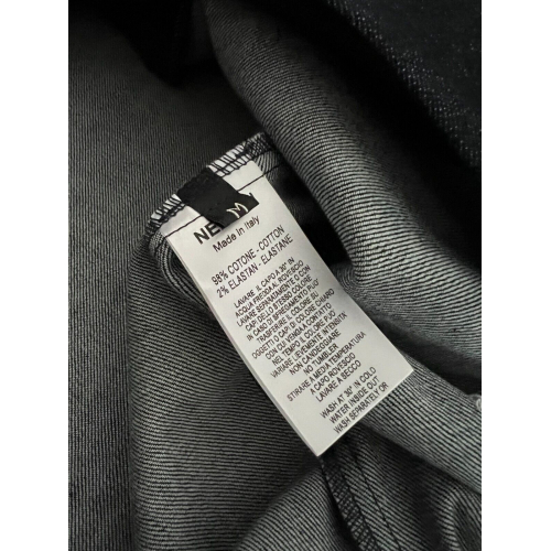 NEIRAMI women's unlined dark light denim jacket over C702ND BL513 MADE IN ITALY