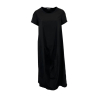 TREBARRABI women's black egg dress WATERMELON cotton MADE IN ITALY