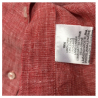 ICON LAB 1961 blue sleeve shirt long sleeve 100% linen