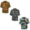 MADSON by BK0 men's light cotton patterned shirt DU24572 MADE IN ITALY