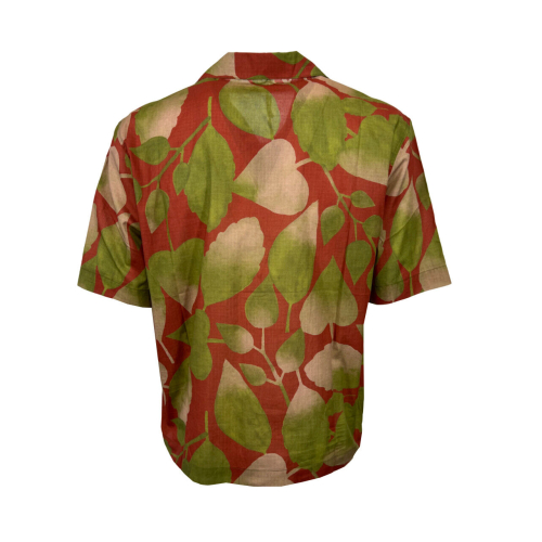 MADSON by BK0 men's light cotton patterned shirt DU24572 MADE IN ITALY