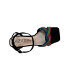 AZAREY black eco-suede women's sandal 531H194