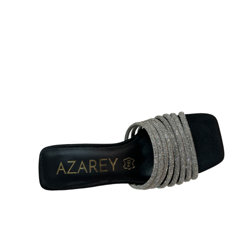 AZAREY women's silver rhinestone sandal 531H362