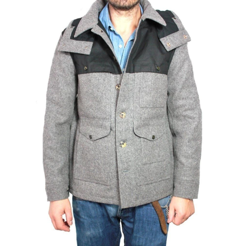 FILSON BLACK LABEL men's jacket detachable hood 2925FO MADE IN ITALY