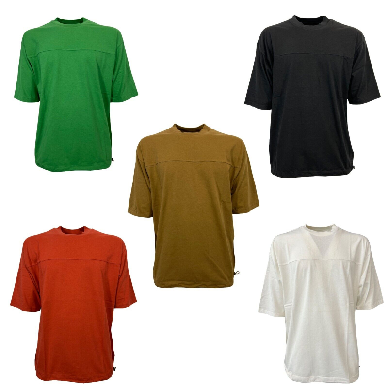 MADSON by BottegaChilometriZero men's t-shirt over DU24558 100% cotton MADE IN ITALY