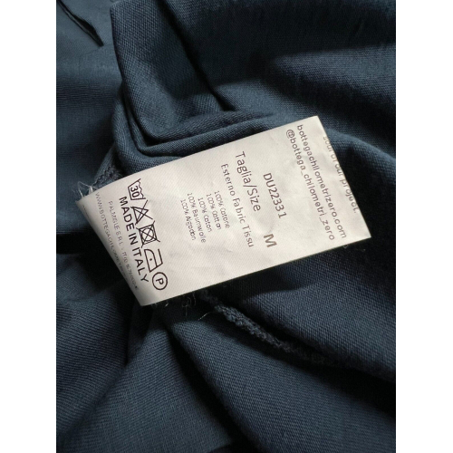 MADSON by BottegaChilometriZero t-shirt uomo serafino DU22331 100% cotone MADE IN ITALY