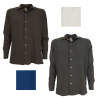 H953 man shirt long sleeve stretch piquet slim fit art HS3255 AMALFI MADE IN ITALY