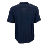 MOLO ELEVEN blue men's shirt embossed fabric WHISKEY/22 100% cotton MADE IN ITALY