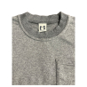 MOLO ELEVEN gray men's sweatshirt with SIMONI pocket 100% cotton MADE IN ITALY