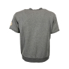 MOLO ELEVEN gray men's sweatshirt with SIMONI pocket 100% cotton MADE IN ITALY