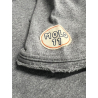 MOLO ELEVEN gray men's sweatshirt with SIMONI pocket 100% cotton MADE IN ITALY
