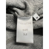 MOLO ELEVEN gray men's sweatshirt with SIMONI pocket 100% cotton MADE IN ITALY