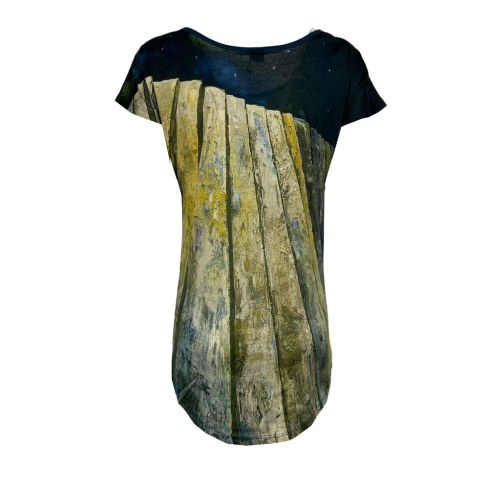 VESTILARTE t-shirt donna multicolor X-MK08 ALONE MADE IN ITALY