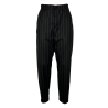 SOHO-T pantalone donna nero gessato beige WP46 EGS100 FRIDA MADE IN ITALY