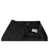 SOHO-T pantalone donna nero gessato beige WP46 EGS100 FRIDA MADE IN ITALY