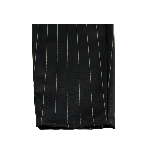 SOHO-T pantalone donna nero gessato beige WP46 EGS100 FRIDA MADE IN ITALY