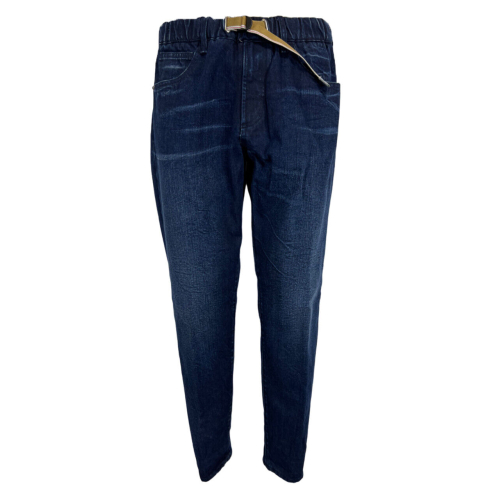 WHITE SAND dark stone men's jeans trousers WSU44 341-RES 100% cotton MADE IN ITALY