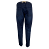 WHITE SAND dark stone men's jeans trousers WSU44 341-RES 100% cotton MADE IN ITALY