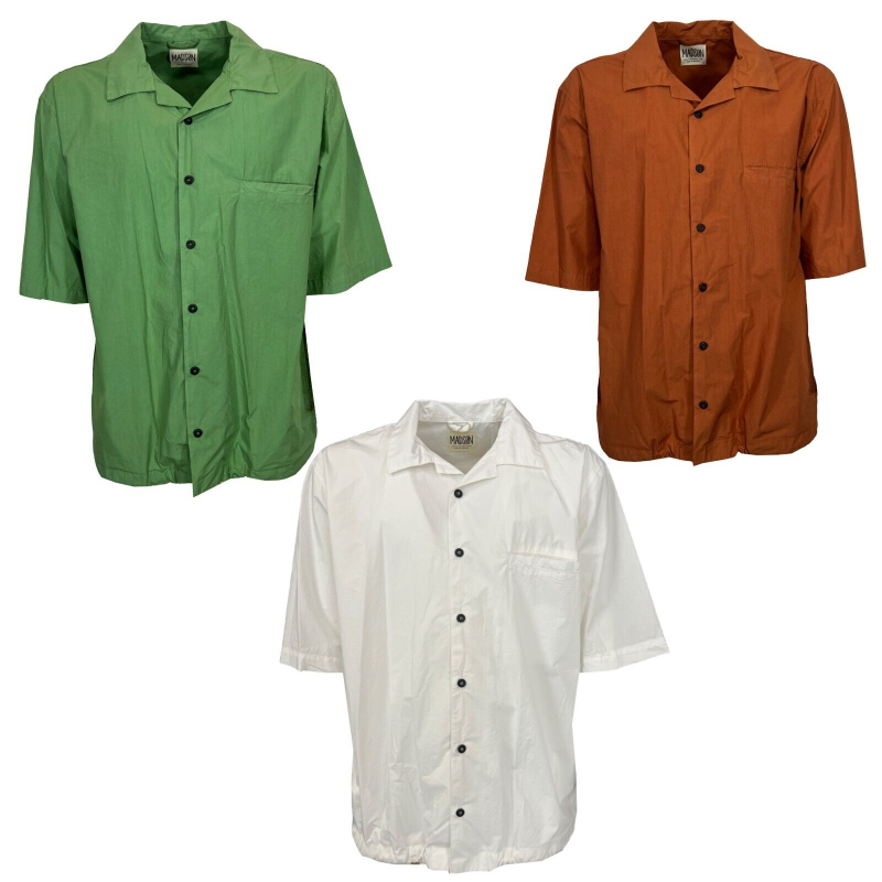 MADSON by BottegaChilometriZero men's shirt DU23040 100% cotton MADE IN ITALY