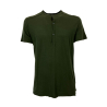 CROSSLEY t-shirt uomo serafino JERIM 75% cotone 25% lino MADE IN ITALY