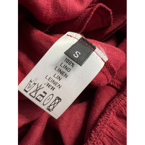 MYLAB abito donna lino bordeaux Q32A444/513 100% lino MADE IN ITALY