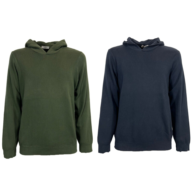 CROSSLEY STEIL light men's sweatshirt 100% cotton MADE IN ITALY