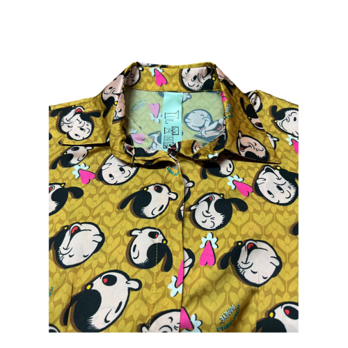 IL THE DELLE 5 camicia donna senape fantasia Olivia KILIE 56ST POPEYE MADE IN ITALY