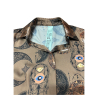 IL THE DELLE 5 camicia donna beige fantasia KILIE 56ST MOON GOLD MADE IN ITALY