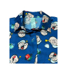 IL THE DELLE 5 camicia donna azzurro scuro fantasia Popeye SPOON 56 T POPEYE MADE IN ITALY