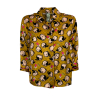 IL THE DELLE 5 camicia donna senape fantasia Olivia SPOON 56ST POPEYE MADE IN ITALY