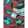 IL THE DELLE 5 burgundy women's shirt with tiger pattern SPOON 56ST TIGER MADE IN ITALY