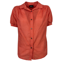 JUSTMINE dark orange/white...