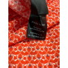 JUSTMINE dark orange/white women's shirt JABCMSS24-F1298 MADE IN ITALY
